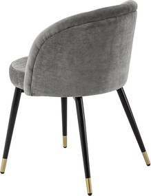 Set de 2 scaune design LUX Chloe, gri 114528 HZ