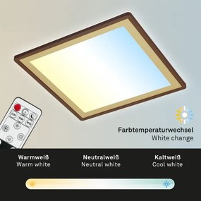 Plafonieră LED dimabilă DECO LED/24W/230V Briloner 7459-417 + telecomandă