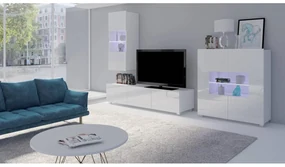 Mobilier living Calabria C7 (Alb) (fără iluminat). 1051614