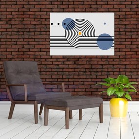 Tablou - Abstracție minimalistă N⁰1 (90x60 cm)