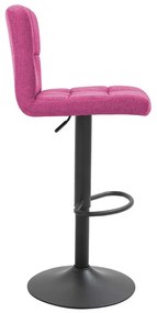 Scaune de bar tapitate 2 buc-pink