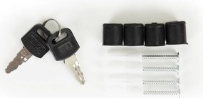 Cutie poștală din oțel galvanizat cu suport pentru ziare antracit