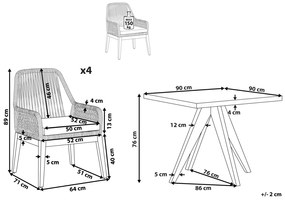 Set mobilier de grădină Olga (bej). 1081771