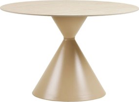 Masă de dining rotundă cu blat ceramic ø 120 cm Annecy – House Nordic