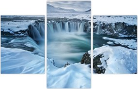 Tablou - Cascadele zeilor, Islanda (90x60 cm)
