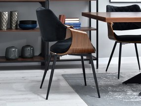 Scaun Rolf K (nuc închis + negru). 1111255
