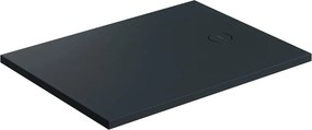 Cadita de dus compozit Omnires AquaRock M+ dreptunghiulara negru lava mat 80x120 cm