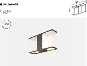 Aplica perete exterior IP65 Floeva