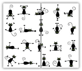 Tocator din sticla Cat ilustrare