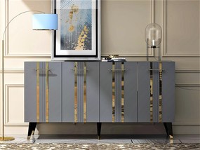 Dulap Pebine 1 (antracit + auriu) . Promo -10%. 1093437