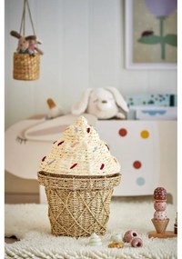 Coș de jucării pentru copii în culoare naturală din iarbă-de-mare ø 28x41 cm Cillie – Bloomingville Mini