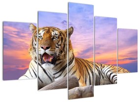 Tablou - tigru mincinos (150x105cm)