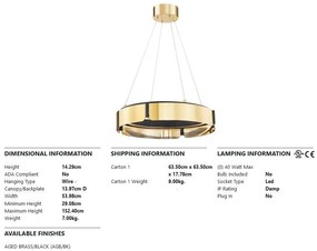 Lustra suspendata LUX, design modern, TRIBECA