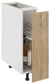 Corp Baza Jolly Karo, Lemn Natural/Alb, 20 x 50 x 80 cm