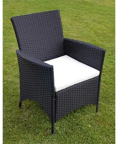 Deuba Set ratan de gradina Berlin 1+6 - negru