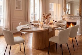 Masa ovala, Ceramica Alba, Furnir Nuc, UNIQUE 200cm A-46381 VC