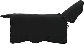 vidaXL Pătură pentru cai Negru Poliester