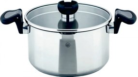 Oala cu capac inalta din otel inoxidabil (inox) 20 cm Aron Carl Schmidt Sohn OT 60565