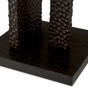 Masuta auxiliara design LUX Bravon, Ebony oak veneer