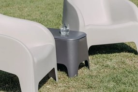 PETRA ARMCHAIR fotoliu din plastic, gri