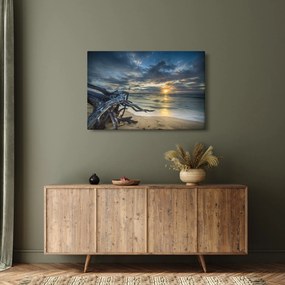 Tablou cu marea în apus de soare (90x60 cm)