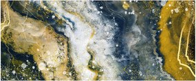 Tablou - Abstract auriu (120x50 cm)