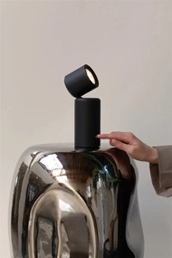 Lampa cu baterii pentru perete sau portabila Milan negru