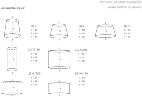 Veioza design clasic realizata manual, Vera