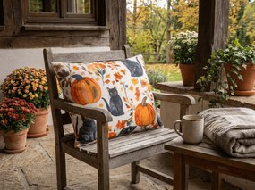 Husa de perna din microfibra CATS AND PUMPKINS 50x70 cm, colorat