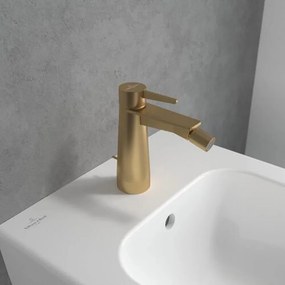 Baterie bideu Villeroy&Boch Conum monocomanda auriu periat