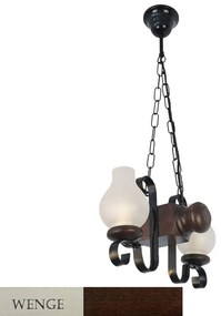 Candelabru rustic fabricat manual din lemn Rustic WOOD-RU-SP2