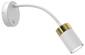 Lampă flexibilă JOKER 1xGU10/8W/230V alb/auriu