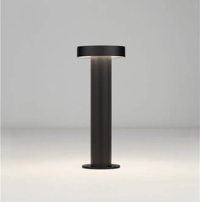 Stalp exterior IP65 LED 2700K GONG negru H-30cm