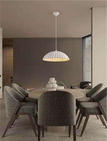 Lustra suspendata design decorativ Ciment, AMMOS alb