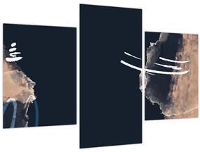 Tablou - Abstracție albastru închis (90x60 cm)