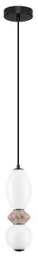 Pendul LED decorativ ceramic Mocha, Alb, PALLINA