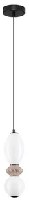 Pendul LED decorativ ceramic Mocha, Alb, PALLINA