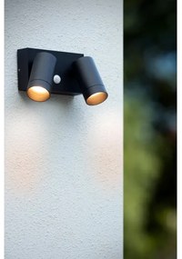 Corp de iluminat de exterior cu senzor Lucide 09831/01/31 TAYLOR 2xGU10/50W/230V IP54