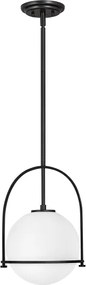 Quintiesse QN-SOMERSET-P-O-BK - Pendul pe tijă SOMERSET, 1xE27/60W/230V, negru