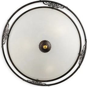 BRILAGI - Plafonieră FRESCO 2xE27/40W/230V Ø 43 cm maro