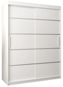 Dulap de haine 150 cm Verika 1 150 (alb). 1063704