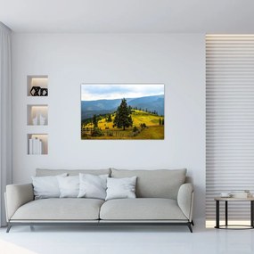 Tablou - Lunca de munte (90x60 cm)