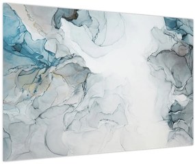 Tablou - Marmură albastră (90x60 cm)
