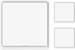 SET 3x întrerupător cu 1 buton SMART 3xCR2430 Zigbee 3.0 Tuya Immax NEO 07506C