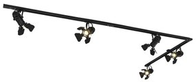 Sistem de șine cu 5 spoturi negre - Movie