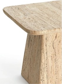 Măsuță auxiliară cu blat din piatră 45x45 cm Kepami – Light &amp; Living