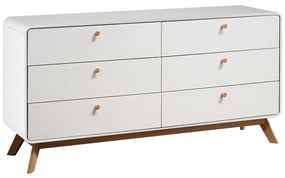 Comodă albă joasă 150x74 cm Caitlin – Støraa