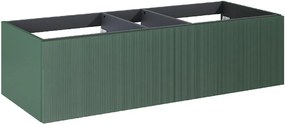 Elita Soho Slim dulap 120x45.3x31.8 cm sub chiuveta pe perete verde 169486