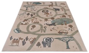 Covor pentru copii bej 120x170 cm Animal Park – Hanse Home