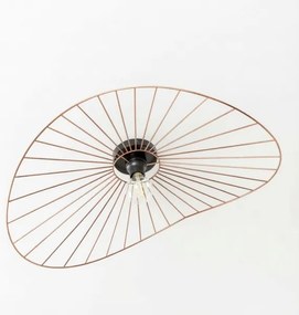 Brilagi - Lustră LED aplicată CERIA WIRE 1xE27/40W/230V 60x80 cm bronz